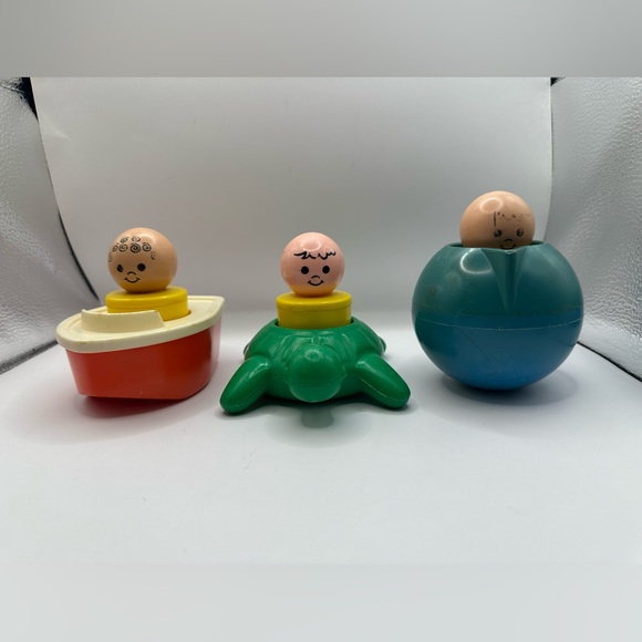 Fiaher Price Other - Vintage Fisher Price bath toys -set of three